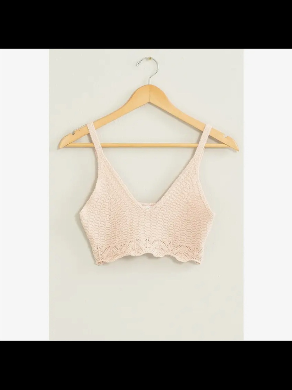 🆕🤍LT ROSE CROCHET BRALETTE